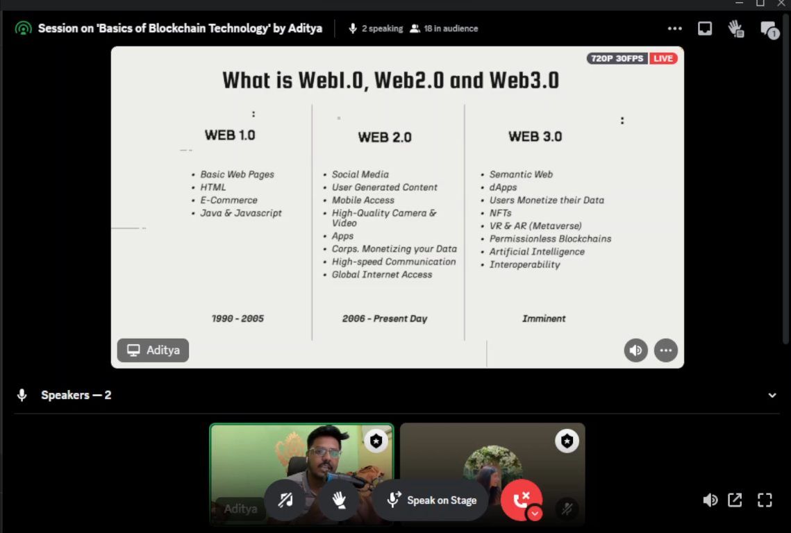 Online session: Blockchain Technology