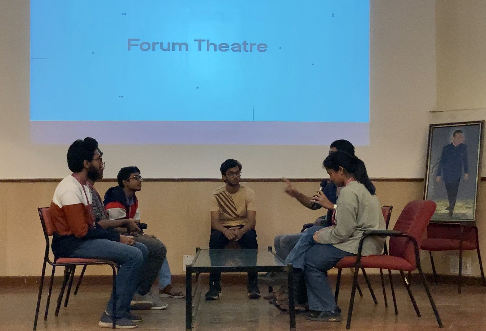 Forum Theatre discussion at RIT