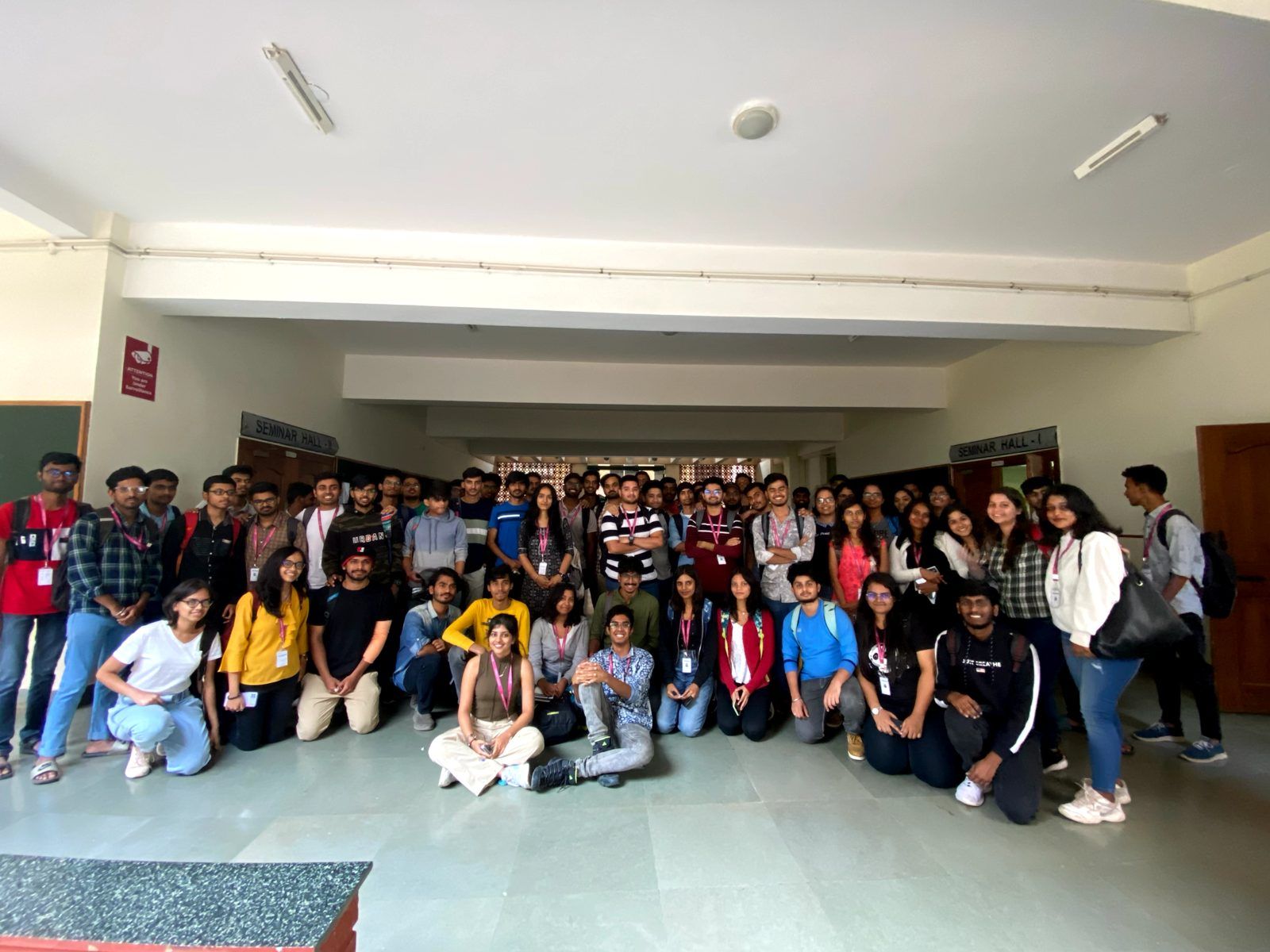 Group photo, introductory session at Ramaiah Institute of Technology